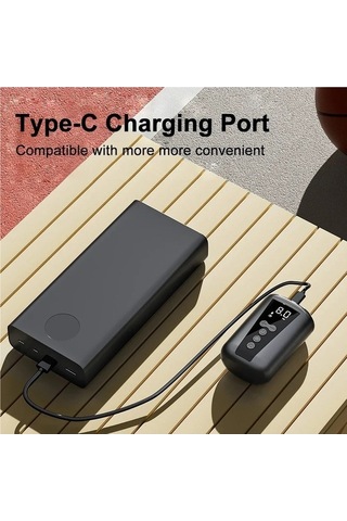 Xianwen Jialan Dijital Top Hava Pompası İle Led Işık Kablosuz