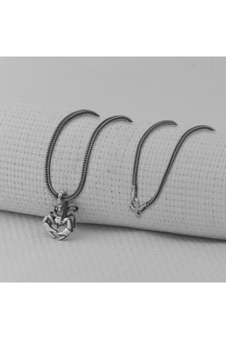 Takıhan Akrep Küçük Boy 925 Ayar Erkek Gümüş Kolye