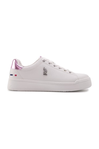 U.S. Polo Assn. Pelo 5FX Kadın Sneaker - Beyaz - Pembe