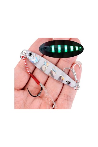 Tongxida 5 Adet Metal Jig Kaykik Seti 7-40g Kiyı Atma Levrek Yem A 40g Renk: 20 Renk