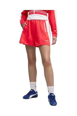 634620-11 Puma T7 Shorts Kadın Şort Ve Kapri Kırmızı 634620-11 Kırmızı