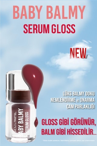 Pastel Show By Baby Balm Serum Gloss 39 Haunted Dudak Parlatıcısı 39