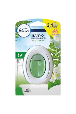 Febreze Dağ Esintisi Hava Ferahlatıcı Sprey Oda Kokusu 185 ML + Hava Temizleyici Parfüm