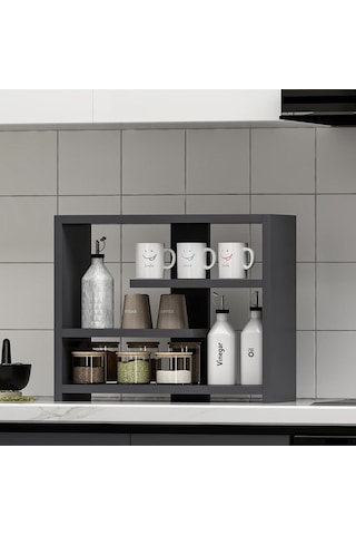 Gupse Raf Atlantik Çam - Antrasit Antrasit