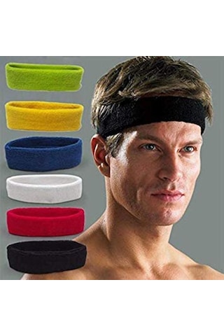 Leon Sporcu Saç Bandı Ter Bandı Kafa Bandı Headband