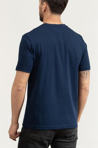 Erkek Pamuklu Regular Fit Kısa Kollu Lacivert T-shirt Mw0mw38334-daf Lacivert