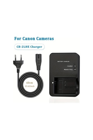 Xuweiwei Edekoy Cb 2lhe Ab Güç Adaptörü Şarj Cihazı Ayarlanabilir Voltaj 100 240v Kompakt Tasarım Canon Kameralar İçin