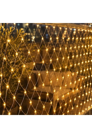 Led File Işık Dekoratif Ağ Led Aydınlatma İç Mekan Balkon Bahçe Süsü Yeni Nesil