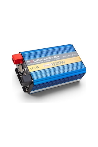 Powermaster Pwr-1200 12volt 1200watt Pure Sinus Wave İnverter