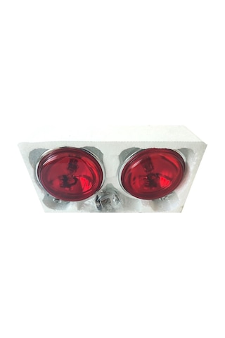 2 Adet Oben Yuvarlak Krom Stop Lambası H3 Ampullü N11.5426
