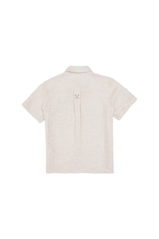 U.s. Polo Assn. Erkek Çocuk Krem Gömlek Kısa Kollu 50300416-vr071 KREM