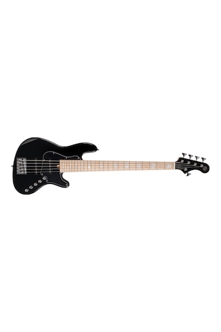 Cort Njs5 Bk Bass Gitar, 5 Telli, Çantalı, Siyah