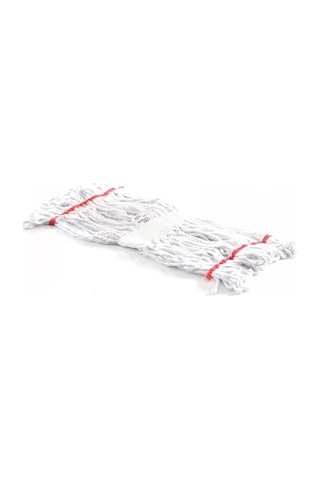 Ekol Geniş Yedek Islak Mop Paspas Ucu Başlığı Püskül Pamuklu 320 G Beyaz 25 CM