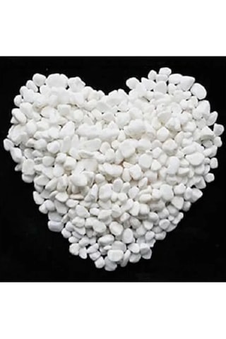10 Kg Beyaz Dolomit Taş - Bahçe Ve Akvaryum İçin -
