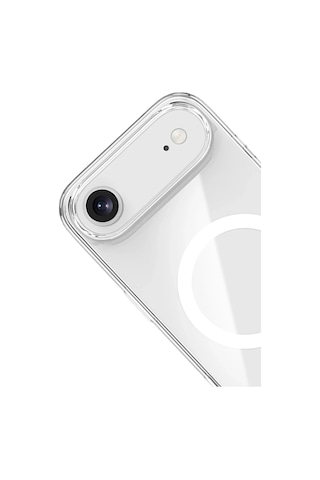 Gld-spt- Newface Apple Uyumlu iPhone 17 Air Kılıf Pc Real Magsafe Kapak - Şeffaf