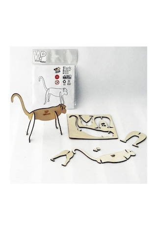 Ahşap Maket Hayvanlar Çocuklar Boyanabilir - Zürafa Boya Setli