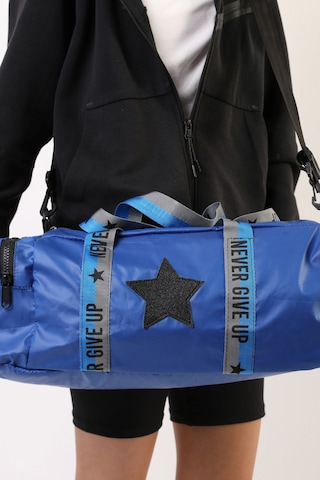 Erkek Çocuk Yıldız Baskılı Spor Çanta - Mavi