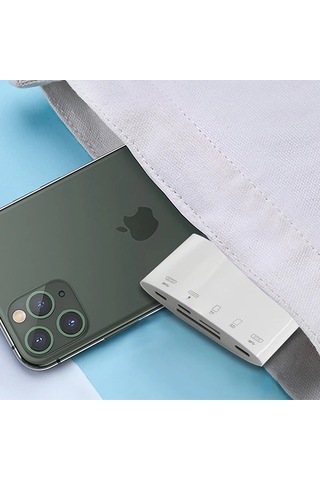 Ally Nk-1040+plus Apple Uyumlu iPhone Lightning To Sd/tf Card Usb Kamera Adaptörü- 5775