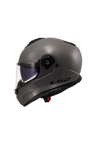 Ls2 Strobe 2 Çene Açılır Motosiklet Kaskı 64072 Nardo Gri