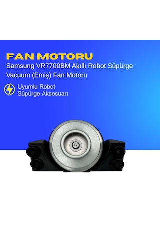Samsung Uyumlu, Vr7700bm Akıllı Robot Süpürge Vacuum Emiş Fan Motoru Yedek Parça