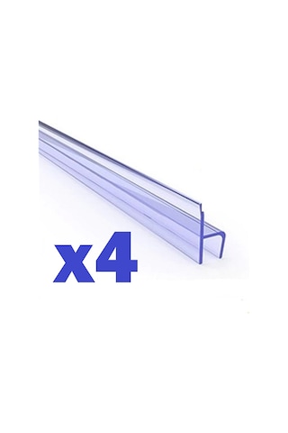 Cam Balkon 8 Mm Şeffaf Fitil Küçük H 4 Adet 150 Cm