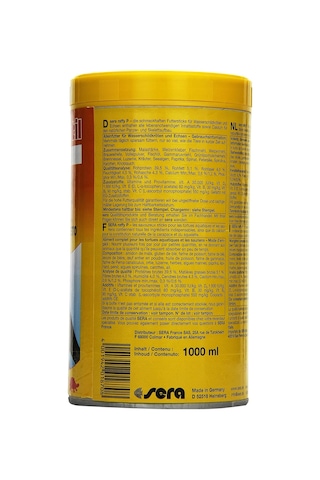 Sera Raffy P Kaplumbağa Yemi 1000 Ml 250 Gr