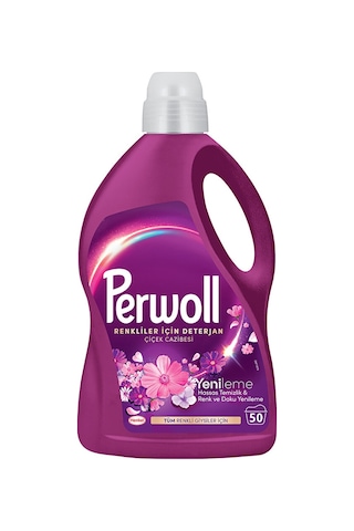 Perwoll Yenileme & Hassas Sıvı Çamaşır Deterjanı Çiçek Cazibesi 2 2950 ML