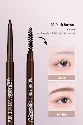 Peripera Speedy Skinny Brow 2 Dark Brown