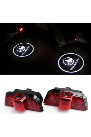 Mercedes W205 Kapı Altı Hayalet Logo Lazer Led