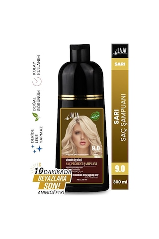Jaja Vitamin İçerikli Saç Pigment Şampuanı Unisex 300 Ml 9.0 Sarı Tüm Saçlar