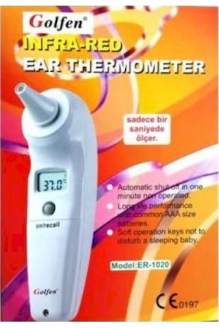 Golfen Infrared Kulak İçi Ateş Ölçer Ear Thermometer