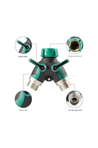 Tongxida Yollu Musluk Kapatma İnç 3/4 Bağlantılı Ayırıcı 2 Yr Çok Renkli Bosphorus Çok Renkli