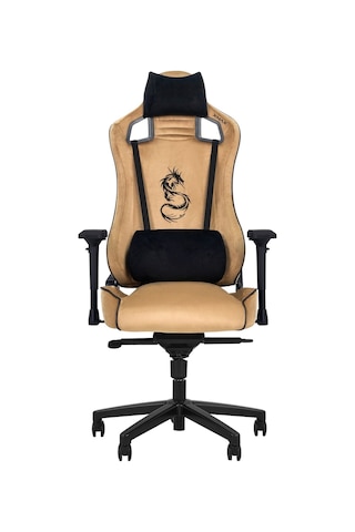 Pro Ayak Uzatmalı Kol Pedli Maximus Hardal Oyuncu Koltuğu Hardal