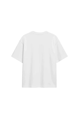 Zaee Inferno Tribal Oversize Tişört Beyaz