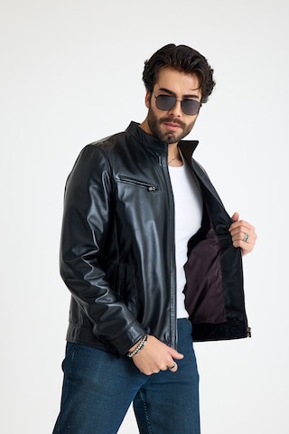 Franko Armondi Klasik Reguler Erkek Deri Ceket E33-kd-k-750-24213 Siyah