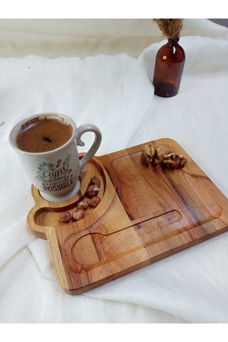 Caffetta Ahşap Servis Sunum Ahşap