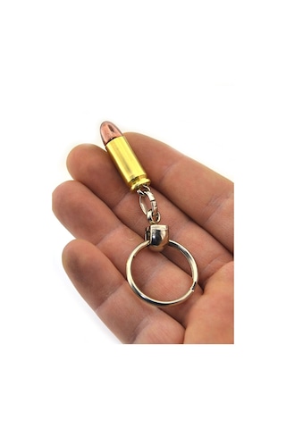 9 Mm Maket Mermi Anahtarlık