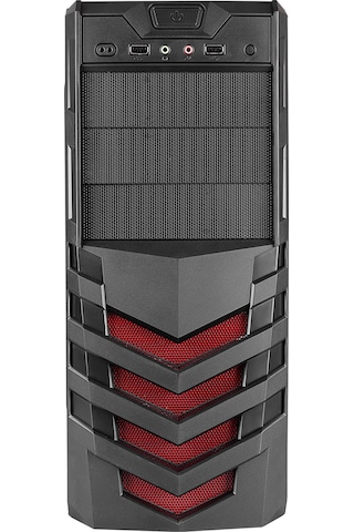 Everest 720R Peak 250W 2 Sata Mesh Midi Tower Bilgisayar Kasası Siyah