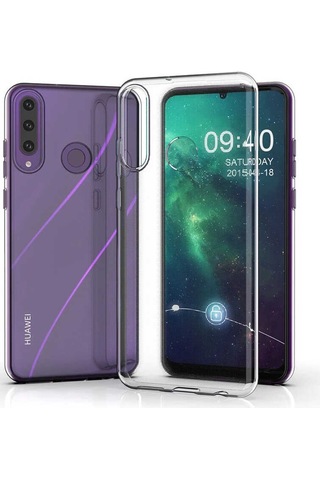 Huawei Y6P Kılıf Zore Şeffaf Ince Ve Esnek Süper Silikon Kılıf Renksiz