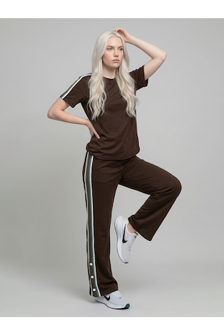 Fonna Fashion Tk-1002 Bayan Takım Kahve