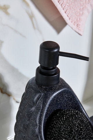 Cooker 180 Ml Seramik Süngerlikli Sıvı Sabunluk Ckr3557 Siyah