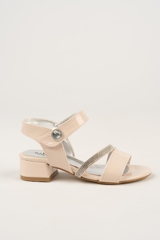 Kız Çocuk Taşlı Abiye Ayakkabı Siyah