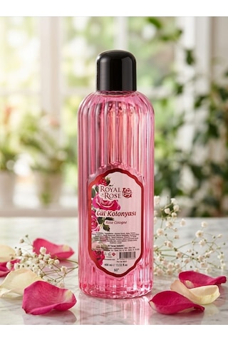 Royal Rose 60 Derece Doğal Esanslı Gül Kolonyası 400 ML
