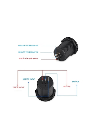 Bfy Voltmetre / Ampermetre Soketi