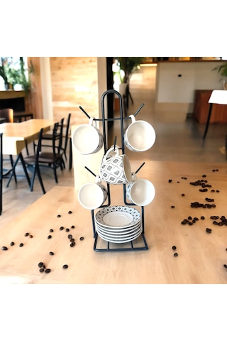 Fincan Askısı, Siyah Tabaklı Askılık