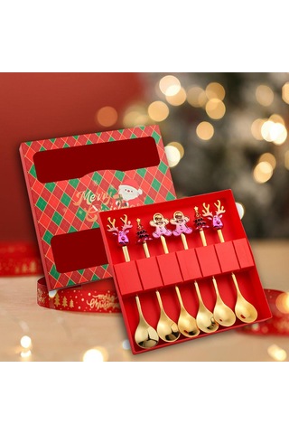 Homyl 6x Yılbaşı Geyik Ağacı Zencefilli Kurabiye