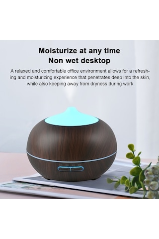 Dancemonkey 550ml Led Nemlendirici Ve Aromaterapi Difüzörü - 7 Renkli Kumandalı