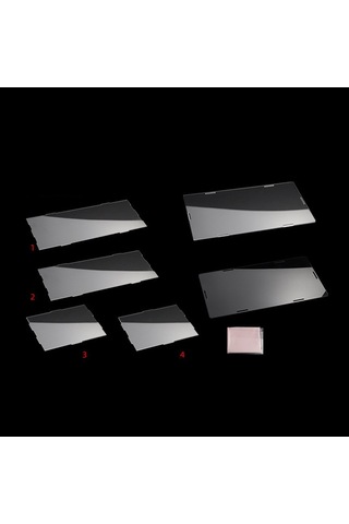 Anjiexun 1:24 Pres Döküm Oyuncak Araba İçin 1 Şeffaf Dolap 25,5x12,5x10 Cm Diğer