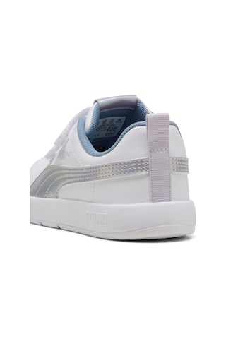 Puma Courtflexv3 Space Belle V Ps-white-lilac Crush Çocuk Ayakkabı-beyaz-2045 Beyaz