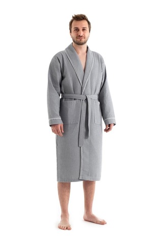Unisex Soho Pike Bornoz - Gri